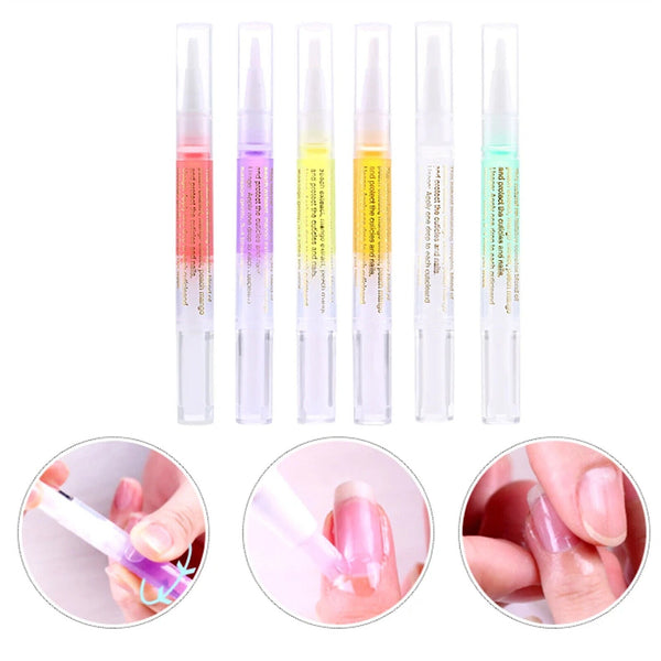 12 PCS Nail Cuticle Oil Pen Set Gel Nail Oil Care Treatment Manicure Repair Pen