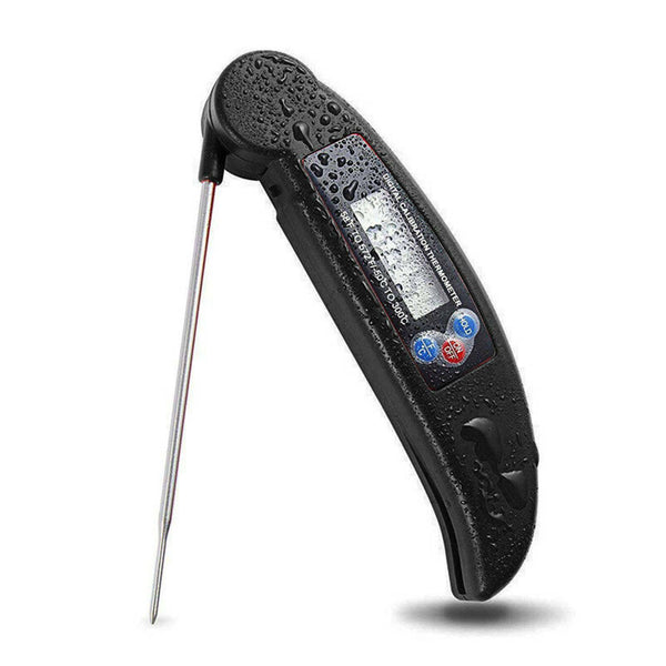 2PCS Foldable Digital Food Thermometer BBQ Meat Cooking Kitchen Temperature Probe