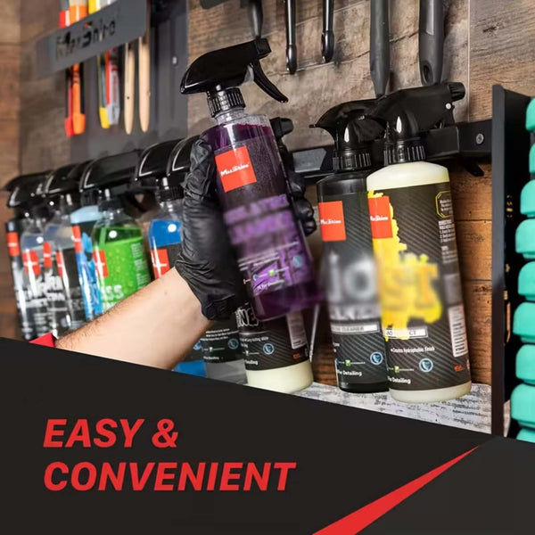 Wall Mounted Spray Bottle Holder Aerosol Can Storage Rack Garage Organiser