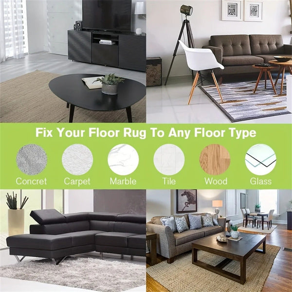 8/16X Rug Mat Carpet Safety Gripper Reusable Non Slip Anti Skid Washable Grip AU