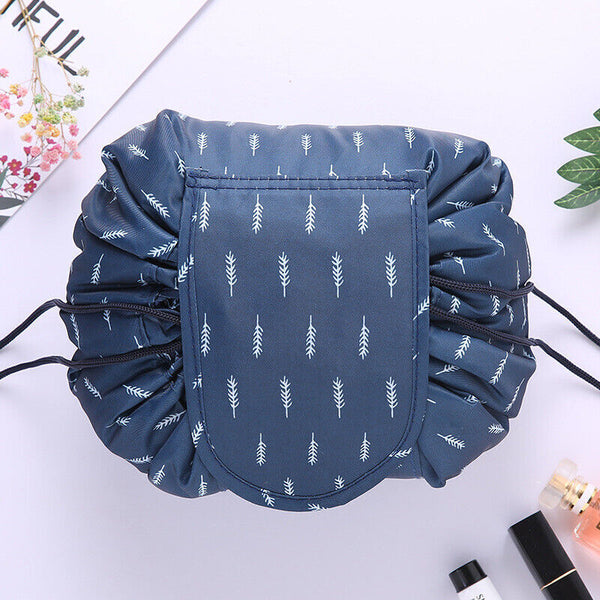 Lazy Cosmetic Bag Printing Drawstring Makeup case Storage Bag Portable Travel AU