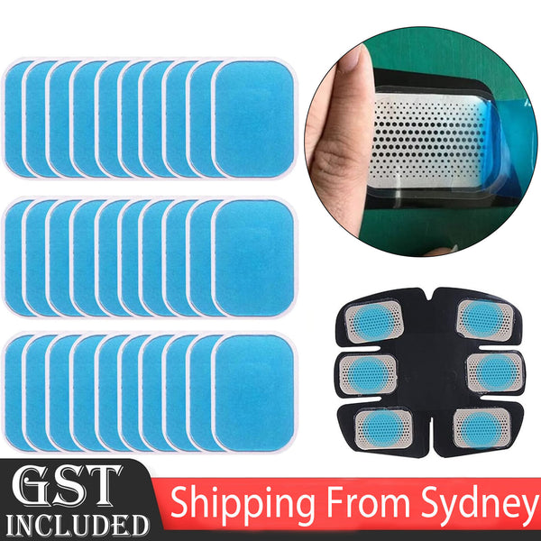Gel Pads Fitness Exerciser Abdominal Stimulator Muscle Trainer for ABS AUS