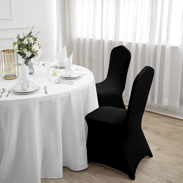 6PCS Chair Cover Full Seat Covers Spandex Elastic Stretch Banquet Party Wedding