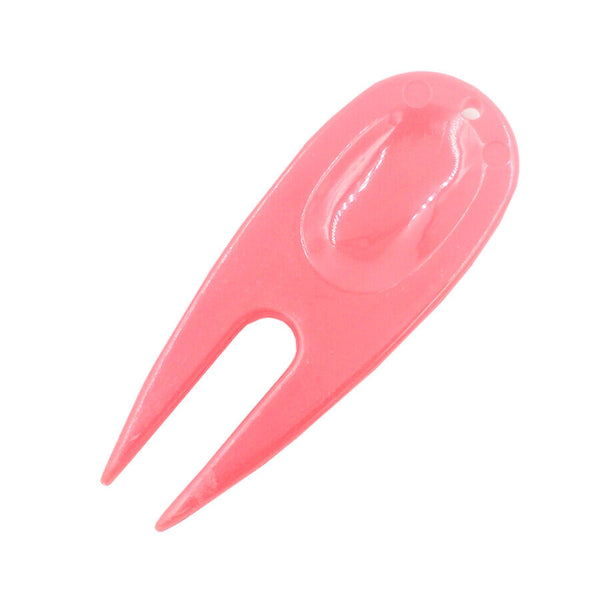10 x GOLF PLASTIC DIVOT REPAIR MIXED COLOURS GOLE TEES