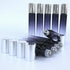 UP 200Pcs 10ml Thick Gradient Glass Roll On Bottles Steel Roller Essential Oil A