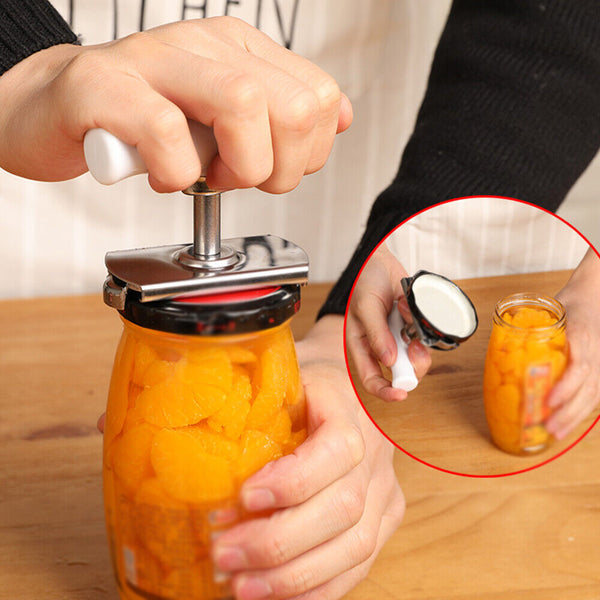 Jar Opener Adjustable Bottle Opener Stainless Steel Lids Off Remover For Kitchen