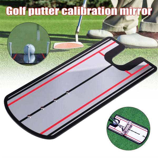 Golf Putting Alignment Practice Mirror Aid Golf Practice Putter Mirror Eye Line