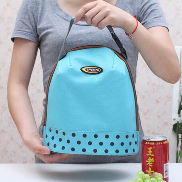 Lunch Bottle Box Tote Storage Bag Picnic Case Portable Insulated Thermal Cooler