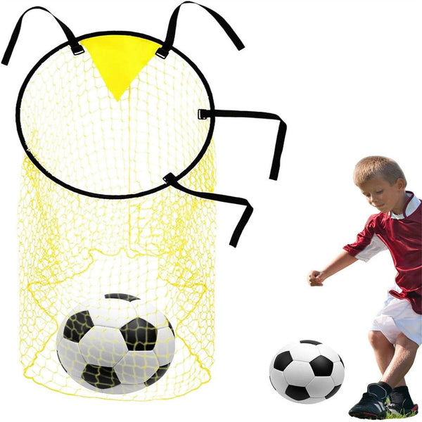 2PCS Football Target Net Soccer Target Goal Net Soccer Top Bins Goal Target Bags