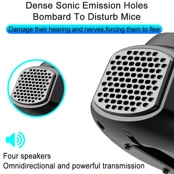 Mice Repellent Ultrasonic Plug In Indoor Mouse Repeller Device Rodent Control AU