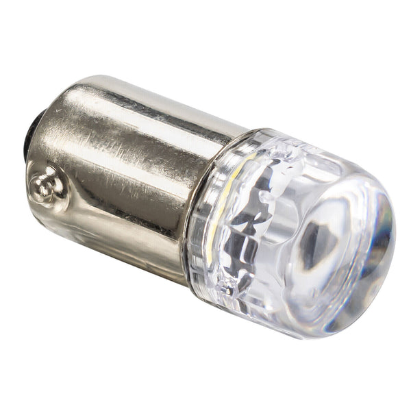 4X BA9S BAYONET WHITE LED LIGHT BULB 2SMD 2835 PARKER CAR GLOBE INTERIOR LED 12V