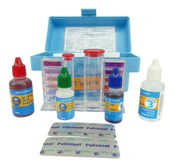 4 in 1 Test Kit Professional Pool & Spa Water Test Kit Chlorine/Bromine PH TA 9320600030797