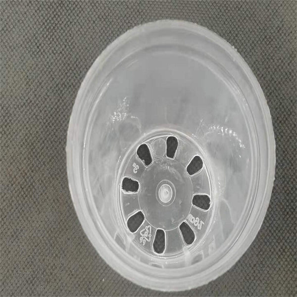 10X Clear Plastic Orchid Pots with Holes | Phalaenopsis, Paphiopedilum 76MM AUS