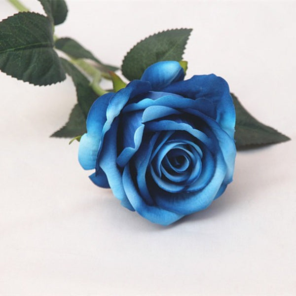 25pcs Artificial Rose Bouquet Set with 2 Floral Foam Holders | Mixed Silk Flower Arrangement Kit