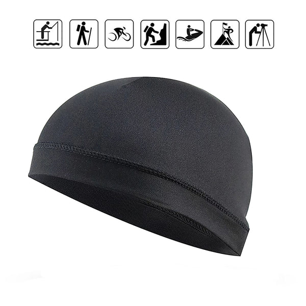 1/2PCS Breathable Skull Cap Sports Helmet Liner Running Cycling Beanies Sweat AU