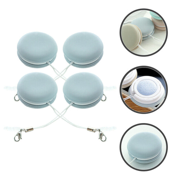 1-8PCS Macaron Shaped Mobile Phone Screen Lens Glasses Wipe Cleaning Candy Color