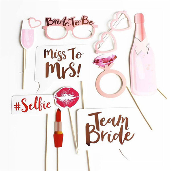 Hens Bridal Wedding Party Decoration Balloons Table Cloth Accessories Brid Set