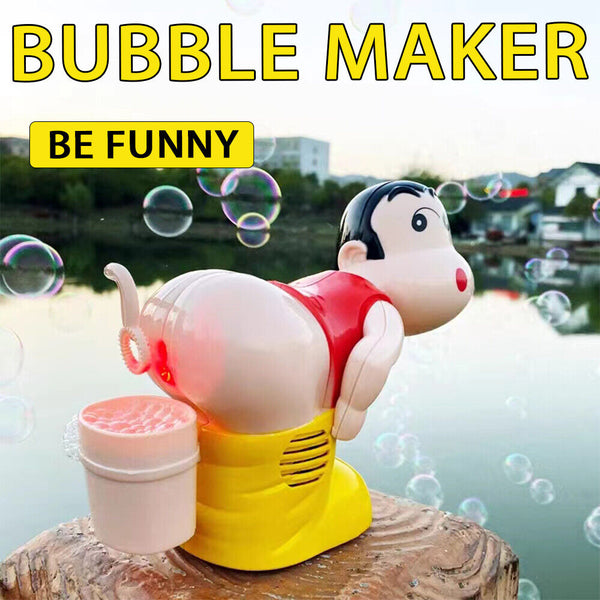 Bubble Maker Toy The Funny Music Automatic Fart Bubble Blower kids love Lights