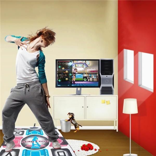 USB Dancing Mat Step Blanket Dance Mat Pad Non-Slip For PC TV AV Video Game