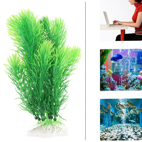 Artificial Fake Plastic Water Grass Plants For Fish Aquarium Ornament