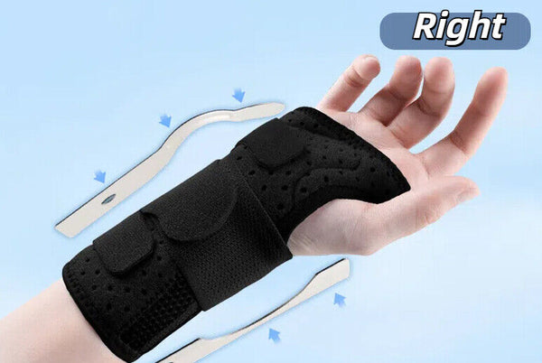 Carpal Tunnel Wrist Brace Night Sleep Support Splint Pain Women Men Arthritis