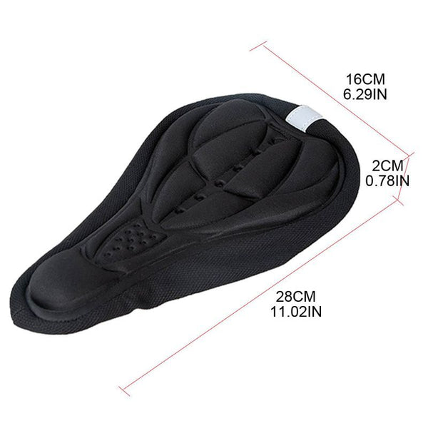 2pcs Bike Seat Cover Cushion | Thick EVA Sponge Bicycle Saddle Comfort Pad