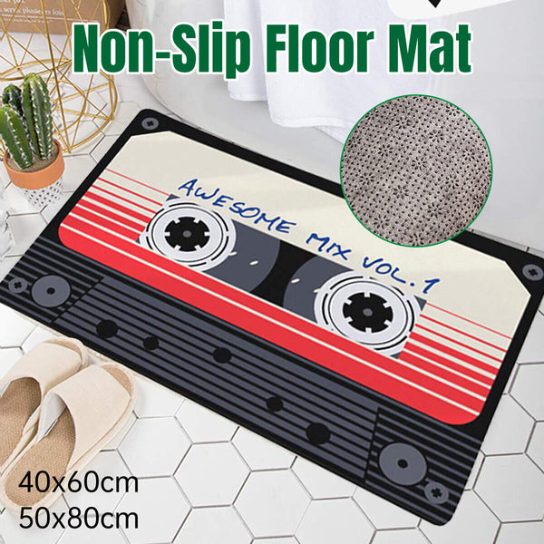 Absorbent Non-Slip Camera Bathroom Floor Mat Family Entry Door Mat Home Rug AU