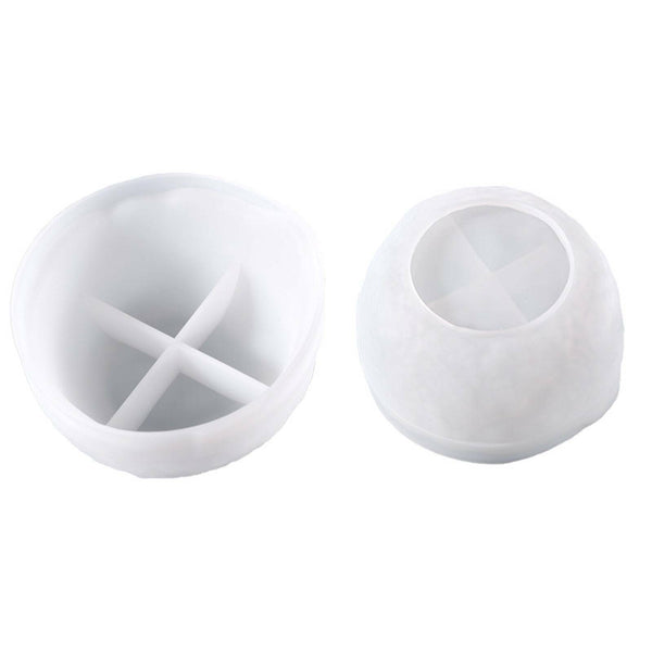 2pcs Large Resin Bowl Silicone Molds | DIY Epoxy Fruit Tray & Storage Dish Mould