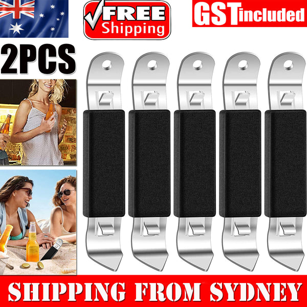 2X Magnetic Bottle Openers Multifunction Beer Jar Can Beer Bottle Opener Tapper
