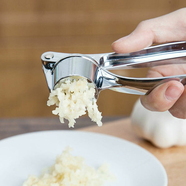 2PCS Garlic Press Crusher Aluminium Alloy Tool Kitchen Squeezer Masher Mincer AU