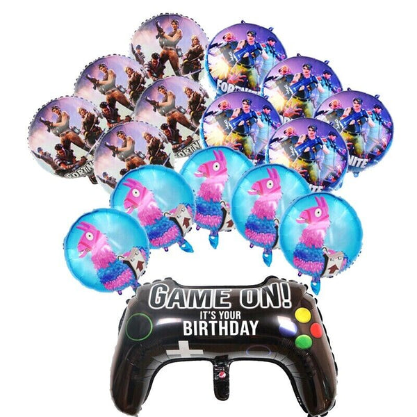 Battle Royal Fortnite Party Set Party Supplies Birthday Gaming Decoration