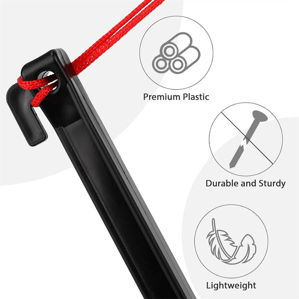 20pcs 30cm Heavy Duty Tent Canopy Camping Stakes Peg Ground Nail Sand Pegs