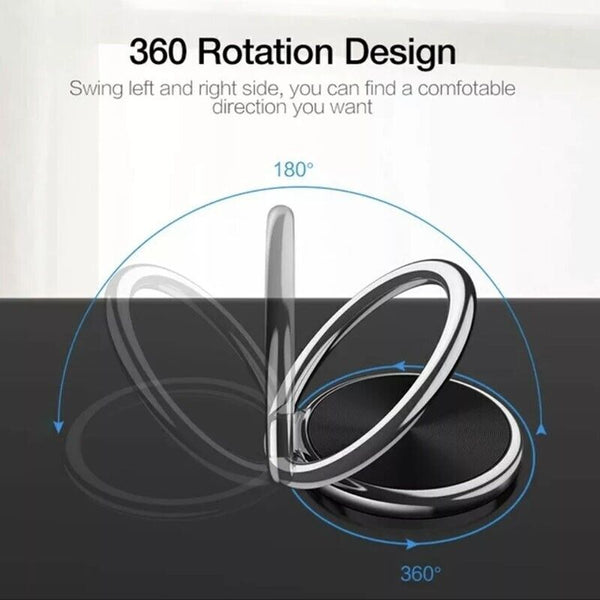 iRing Phone Ring Holder Grip Stand Magnetic Car Mount for Smartphones