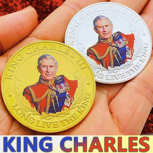 King Charles III Coronation Coins Souvenirs British Royal Medal Coin