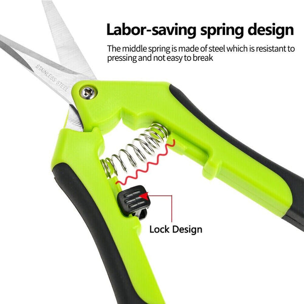 2/4 PCS Pruning Shears Plant Scissors Trim Trees Snips Branch Garden Secateurs