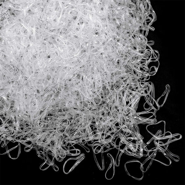 2000pcs Child Baby Hair Holders Rubber Elastic Bands Girls Ties Loom Bands AUS