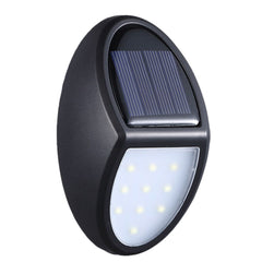 10 LED Solar Power Waterproof Lamp Wall Mounted Light Outdoor Fence Garden