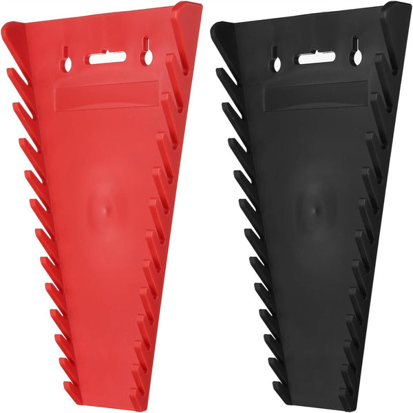 2X Wrench Organizer Magnetic Storage Rack Plastic Spanner Tools Holders 12 Slots