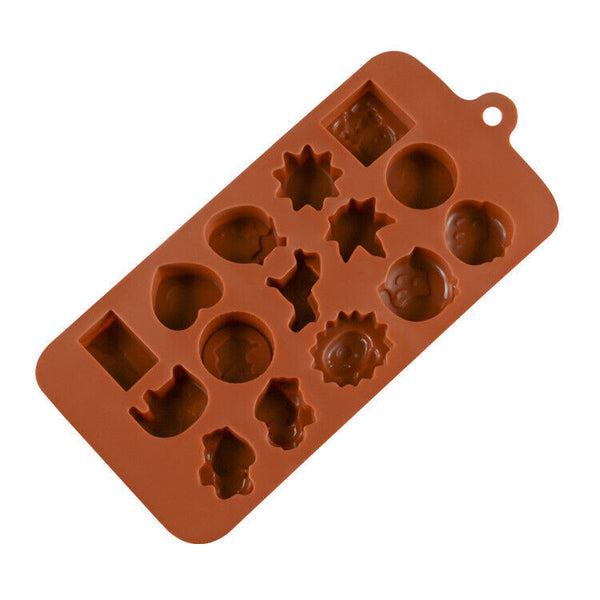 Animals Chocolate Mould Ice Tray Silicone Jelly Candy Cookie Cake Baking Mold