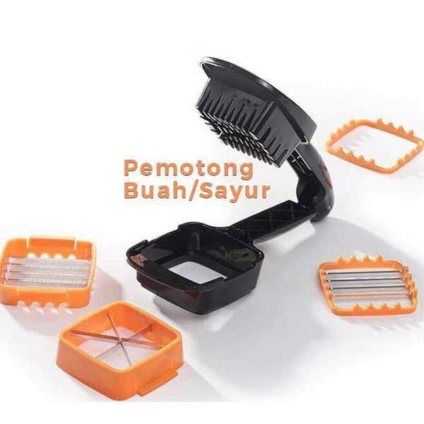 Nicer 5 In 1 Slicer Vegetable Dicer Quick Fruit Cutter Chopper Set Tools Food