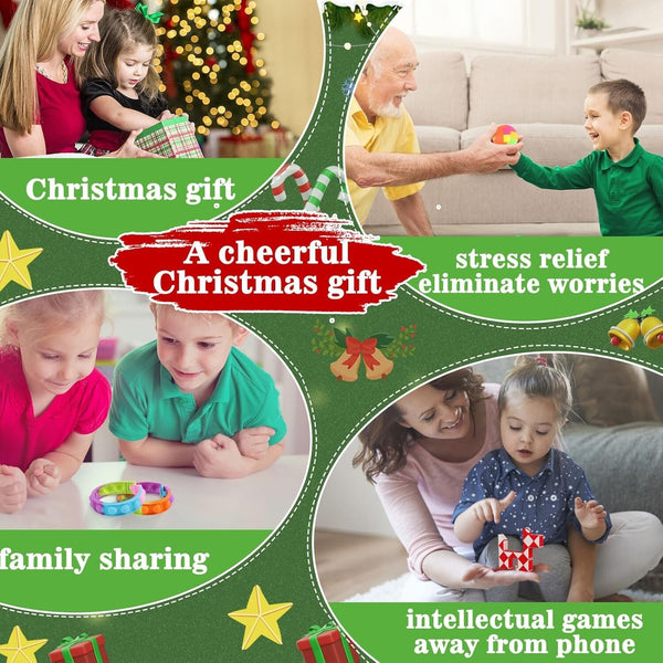 Fidget Advent Calendar 2024, 24 Days of Surprises Fidget Toys Box, Christmas Hol