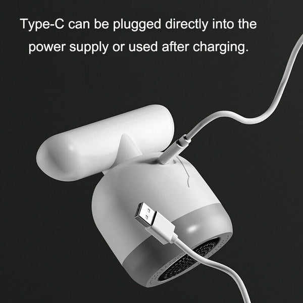 Fabric Shaver Electric Lint Remover Ball Rechargeable Defuzzer Clothes Cleaner