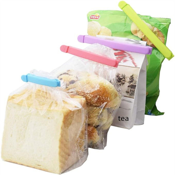 Plastic Sealing Bag Clip Sealer Clamp Kitchen Storage Food Snack Chips Seal Tool