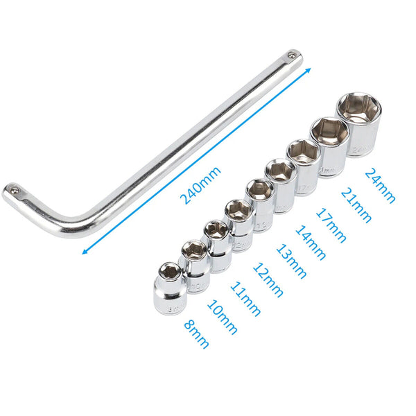 10pcs Wrench Tool Set Multi-Function Auto Repair Machine Hardware Tools Kit AU