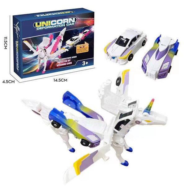 Hello Car Carbot Unicorn Mirinae Prime Unity Transformation Robot Kids Toy Gift