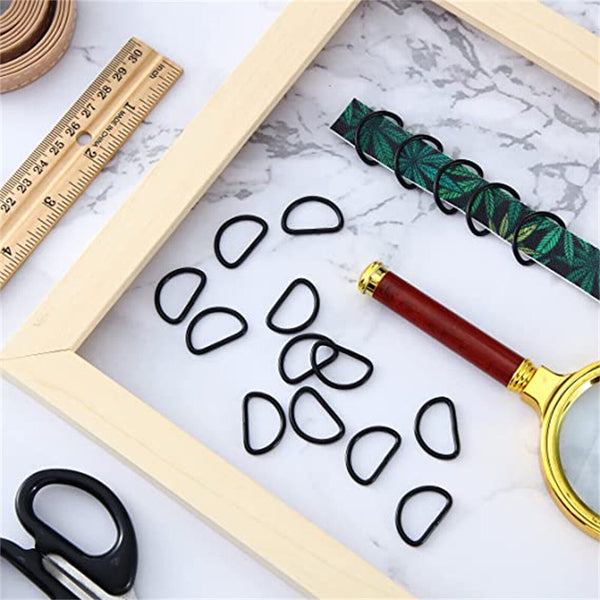 20PCS D Ring Metal Buckle D-ringes Strap Loop Webbing Strapping Ring D Rings AUS