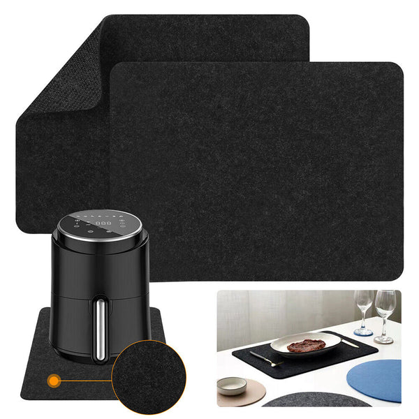 1/2PCS Non Slip Heat Resistant Mat For Air Fryer Kitchen Pads Heat Proof Mat AUS