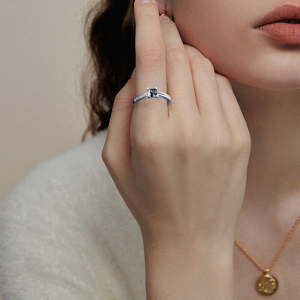 6Sizes Simple Ring for Women Men Adjustable Fashion Jewelry Minimalist Band Gift