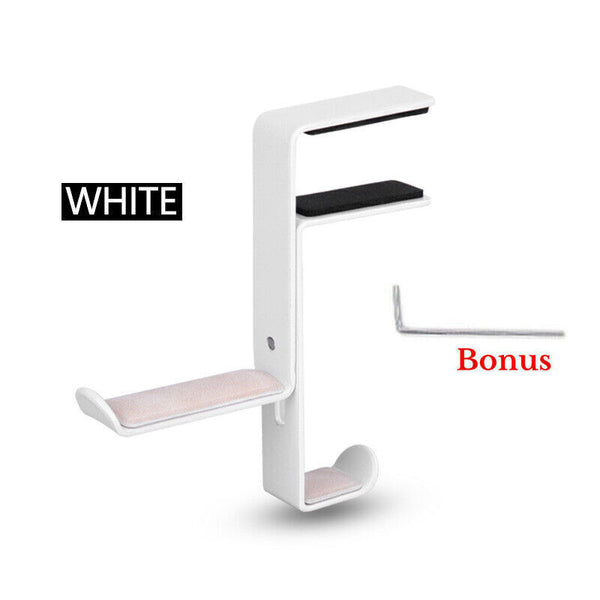 Metal Earphone Headset Desks Display Stand Hanger Holder Headphone Bracket Hook
