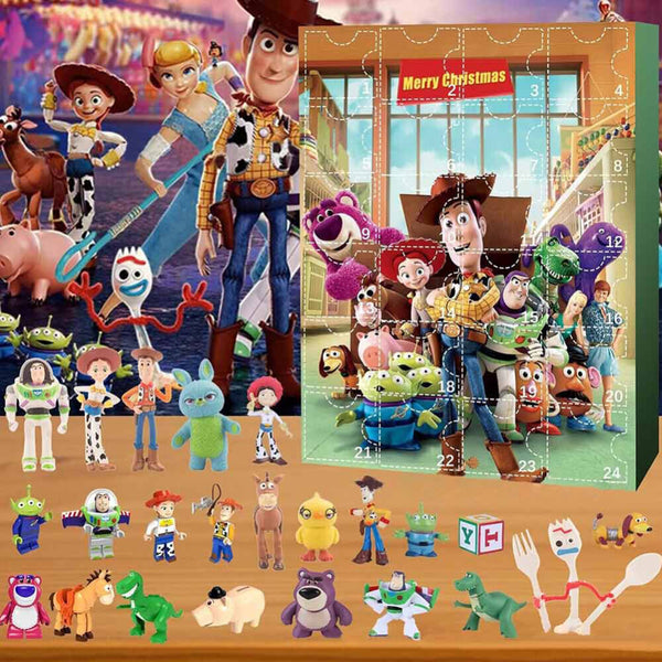 Christmas Advent Calendar 24Days Super Mario Toy Story WWE Blind Box Toy Gift AU